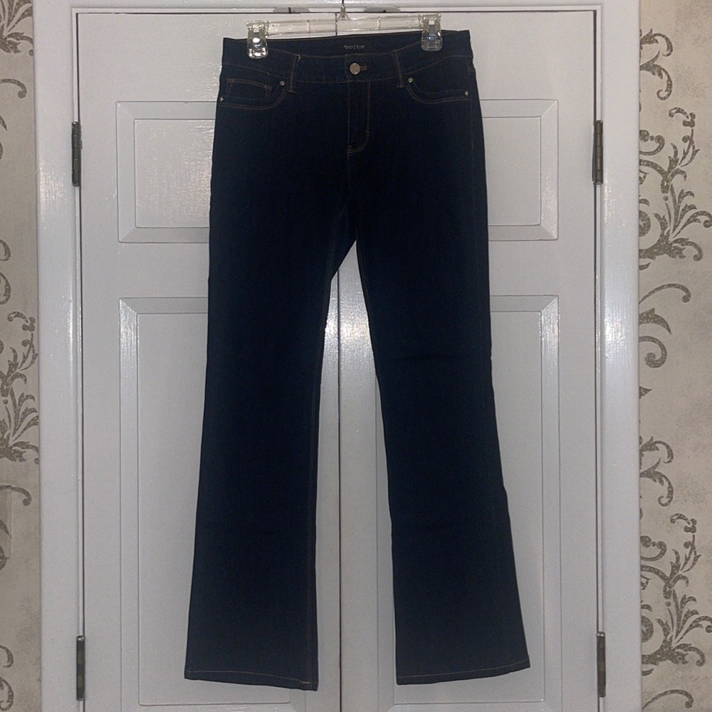 White House Black Market Dark Wash Boot Cut Denim